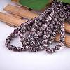 2 Strands Spray Painted Glass Beads Strands GLAA-SZ0001-40G-5