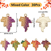 30Pcs Alloy Printed Pendants FIND-SC0012-40-2