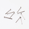 304 Stainless Steel Stud Earring Findings X-STAS-E074-12-1