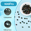 100Pcs Natural Indian Agate Beads G-SP0001-20B-2