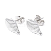 Non-Tarnish 304 Stainless Steel Leaf Stud Earrings for Women EJEW-I285-10P-1