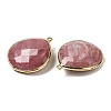 Natural Rhodonite Pendants G-B009-07G-U-2