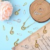 20 Sets 2 Style Alloy Hook and Eye Clasps FIND-YW0007-35-4