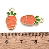 Alloy Enamel Pendants ENAM-Q003-09G-3