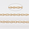 Soldered Brass Coated Iron Rope Chains CH-T002-04LG-1