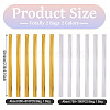 2 Bags 2 Colors Metallic Wire Twist Ties DIY-TADJ0001-04-3
