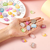 30Pcs 15 Styles Transparent Resin Pendants RESI-CW0001-21-7