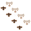 Alloy Shoes Clasps PALLOY-WR0001-01-1