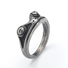 Titanium Steel Frog Finger Rings PW-WGF4234-02-1