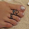 3Pcs 3 Styles Heart Iron Cuff Toe Rings Sets FS-WG0D8D1-01-2