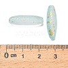 Frosted Glass Beads FGLA-L001-001K-3