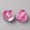 Transparent Enamel Acrylic Beads TACR-S155-004I-2