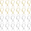 Unicraftale 40Pcs 2 Colors 304 Stainless Steel Leverback Earring Findings with Pendant Bails STAS-UN0038-64-1