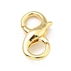 Brass Double Opening Lobster Claw Clasps X-KK-G416-53G-1