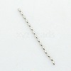 Tarnish Resistant 304 Stainless Steel Rice Bead Ball Chains CHS-A002A-1.5mm-1