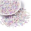 Opaque Colours Luster Glass Seed Beads SEED-T006-02A-3