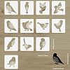 12Pcs 12 Styles PET Hollow Out Drawing Painting Stencils Sets DIY-WH0383-0062-2