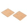 Blank Kraft Paper Earring Display Cards CDIS-TAC0010-02-2