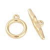 Brass Toggle Clasps KK-K391-04G-2