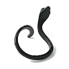 Alloy Snake Open Cuff Rings RJEW-K275-75EB-3