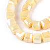 Anti-Tarnish Electroplate Glass Beads Strands GLAA-T025-6mm-10I-3