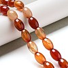 Natural Red Agate Beads Strands G-B106-B06-01-2