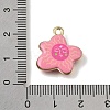 Printed Brass Pendants KK-CBAE379-02G-E-3
