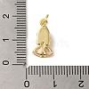 Brass Micro Pave Colorful Cubic Zirconia Glass Pendants KK-R162-026I-G-3