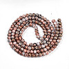 Baking Paint Glass Beads Strands DGLA-N003-6mm-B05-3