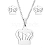 304 Stainless Steel Jewelry Sets SJEW-D094-22P-1