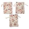 Cotton Gift Packing Pouches Drawstring Bags ABAG-B001-01B-03-3