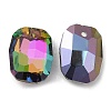 Pointed Back Glass Rhinestone Pendants GLAA-B012-78-2