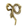 Retro Antique Golden Animal Alloy Brooches for Backpack Clothes JEWB-S040-02E-AG-2