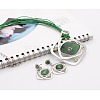 Rhombus Alloy Enamel Stud Earrings & Pendant Necklaces Sets FS-WGC3B96-02-1