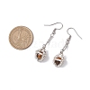 Glass Seed Beads Dangle Earrings EJEW-MZ00350-03-3