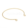 Brass Cuff Bangles KK-D160-01G-1