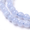 Grade AA Natural Blue Lace Agate Beads Strands G-F222-30-4mm-2