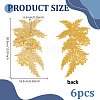 Polyester Clothing Patches PATC-WH0028-016D-2