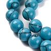 Synthetic Turquoise Beads Strands G-L605-G01-02B-4