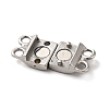 304 Stainless Steel Multi-Strands Magnetic Slide Clasps STAS-P325-06P-2