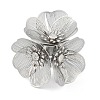 Alloy Rhinestone Cuff Rings for Women RJEW-Z047-04P-3