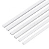 60Pcs 3 Style ABS Plastic Square & Round Tubes DIY-OC0011-73-1