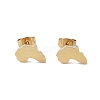 PVD Vacuum Plating 304 Stainless Steel Stud Earrings for Women X-EJEW-A048-07G-1