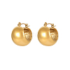 Elegant European Style Stainless Steel Gold-Plated Women's Earrings WS1374-8-1