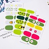 Avocados & Strawberries & Flowers Full Cover Nail Art Stickers MRMJ-T109-WSZ-M2-5