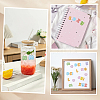 20 Sheets Vinyl Self-adhesive Picture Stickers DIY-SP0006-07-6