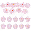 10Pcs Transparent Handmade Bumpy Lampwork Beads LAMP-TADJ0001-48E-1