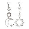 Non-Tarnish 304 Stainless Steel Dangle Earrings EJEW-P271-06P-1