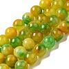 Natural Dyed White Jade Beads Strands G-M402-C04-15-1