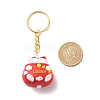 PVC Plastic Lucky Cat Pendants Keychains KEYC-JKC00351-6